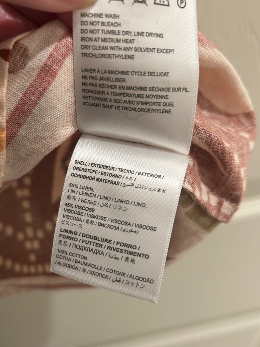 ARRIVED! NWOT Farm Rio for Anthropology Square Neck Linen Puff Sleeve Dress - Picture 8 of 8